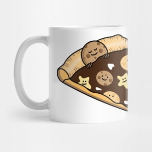 Funny cookie pizza Mug